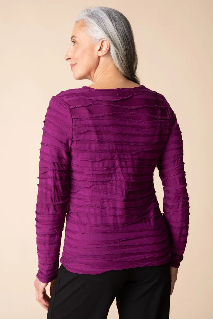 City Wave Skyline Wrap Top