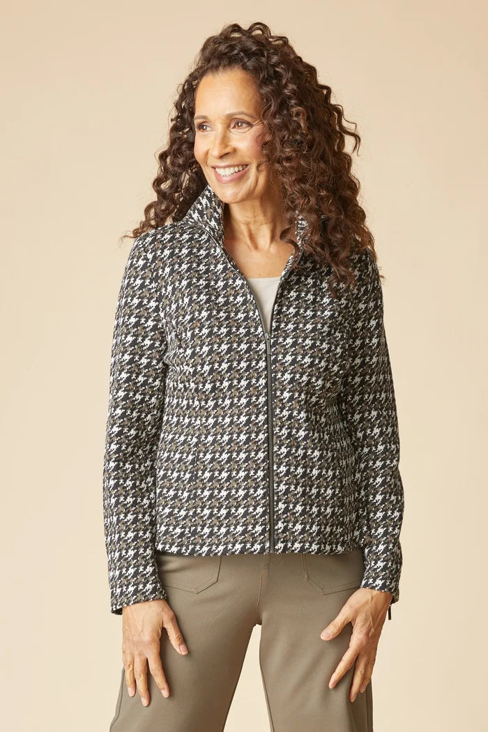 Luxe Ponte Print Madison Jacket