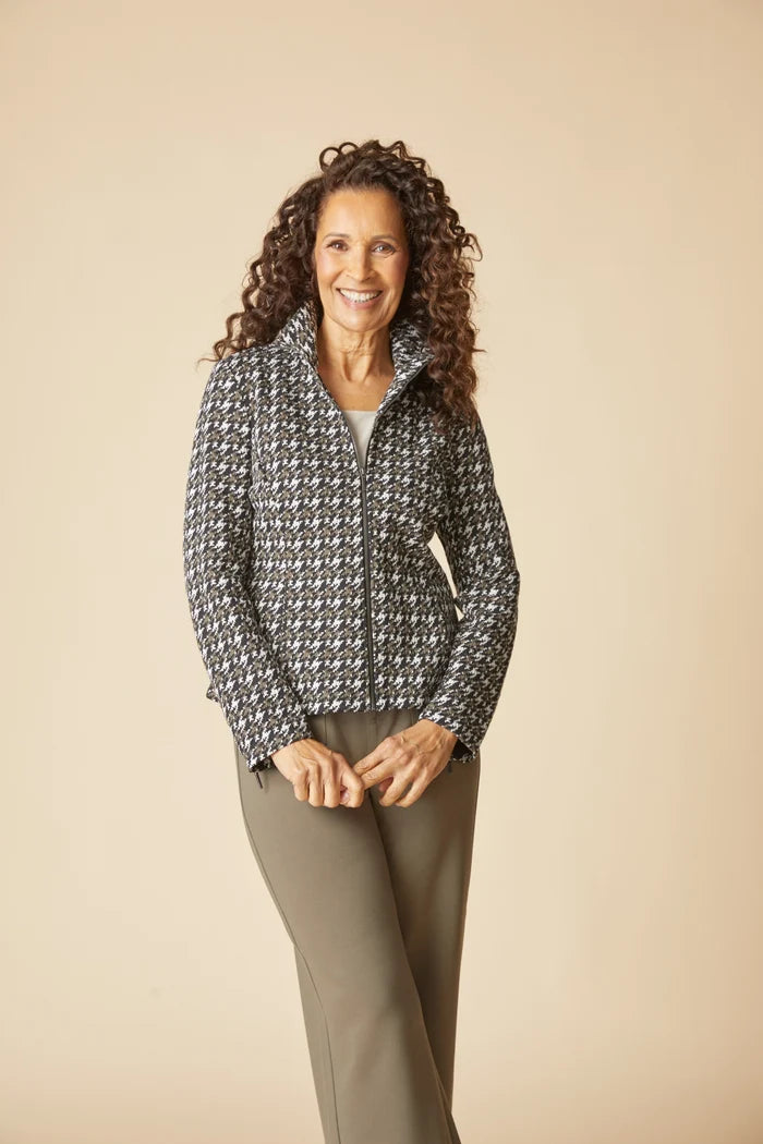 Luxe Ponte Print Madison Jacket
