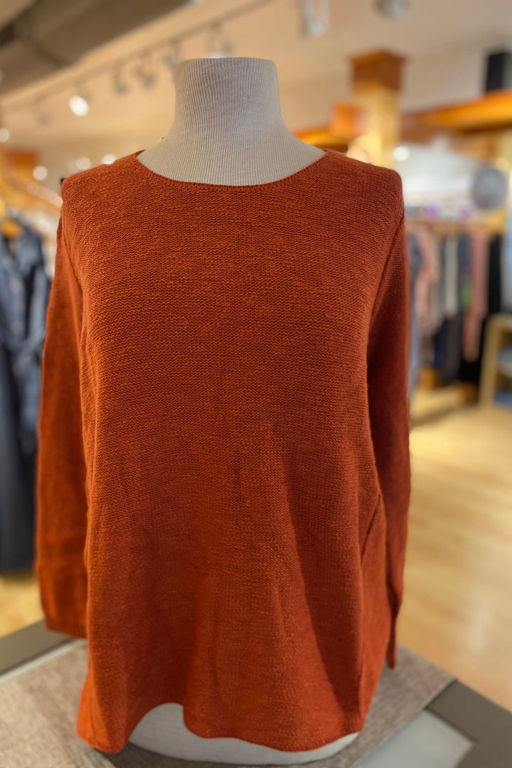 The Ultimate Cotton Sweater - Hi Low Slub Crew