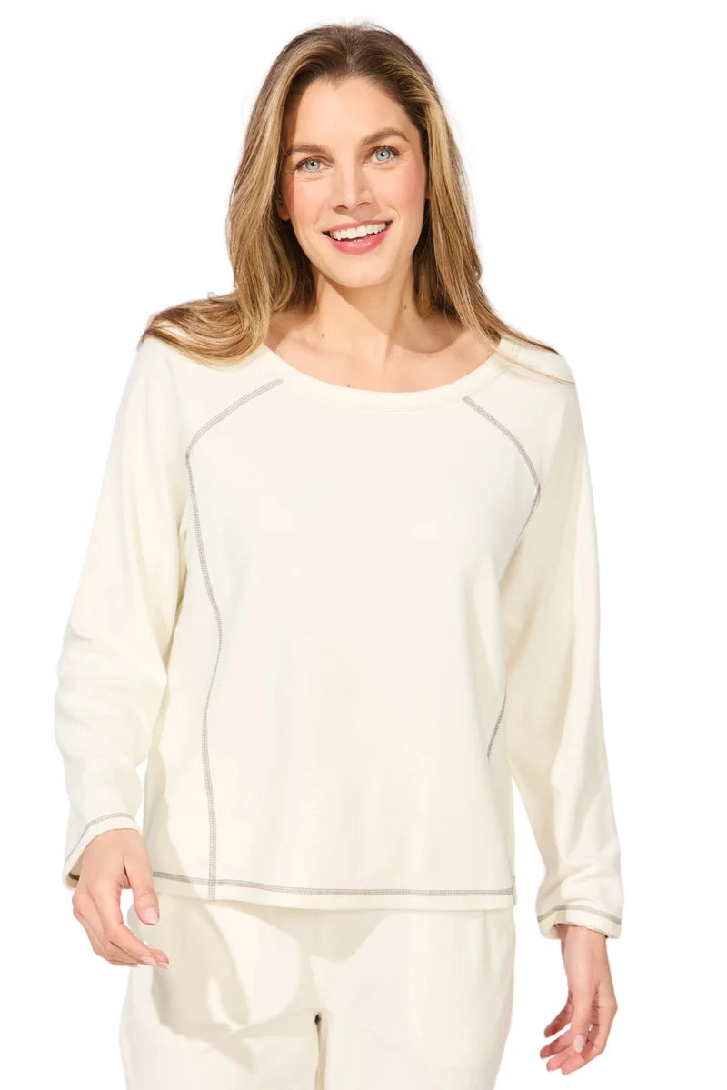 Buttery Rib Knit Raglan Top