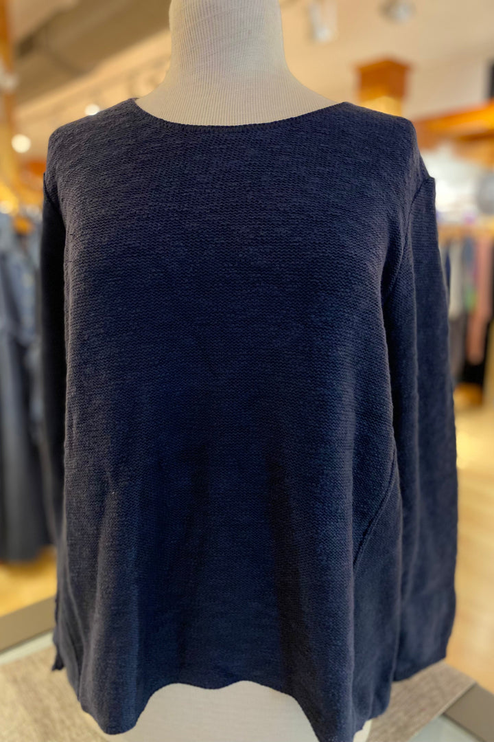 The Ultimate Cotton Sweater - Hi Low Slub Crew