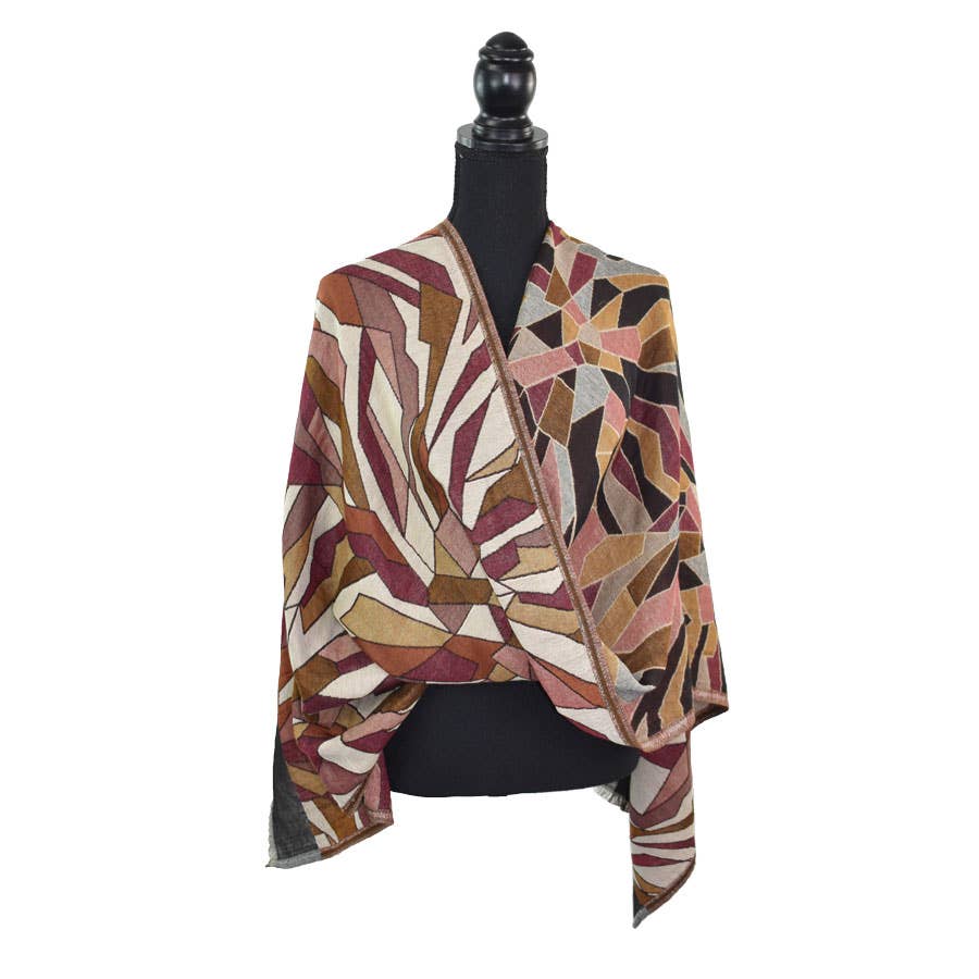 Lydia Woven Jacquard Scarf