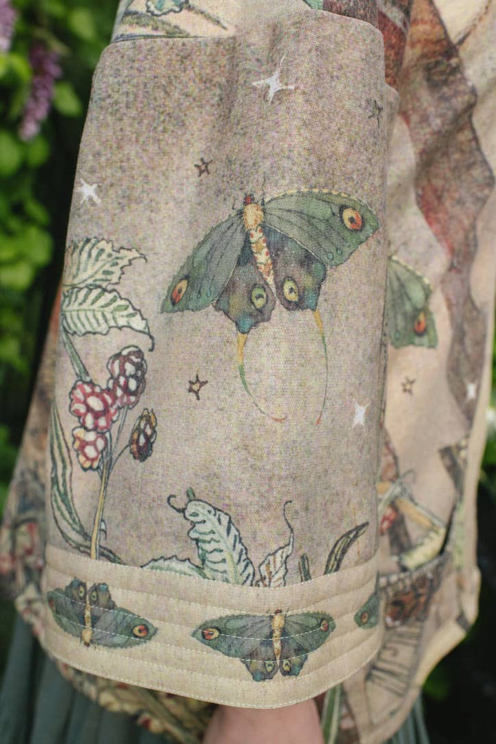 Lovelight Fleece Cottage Cardigan Kimono Jacket
