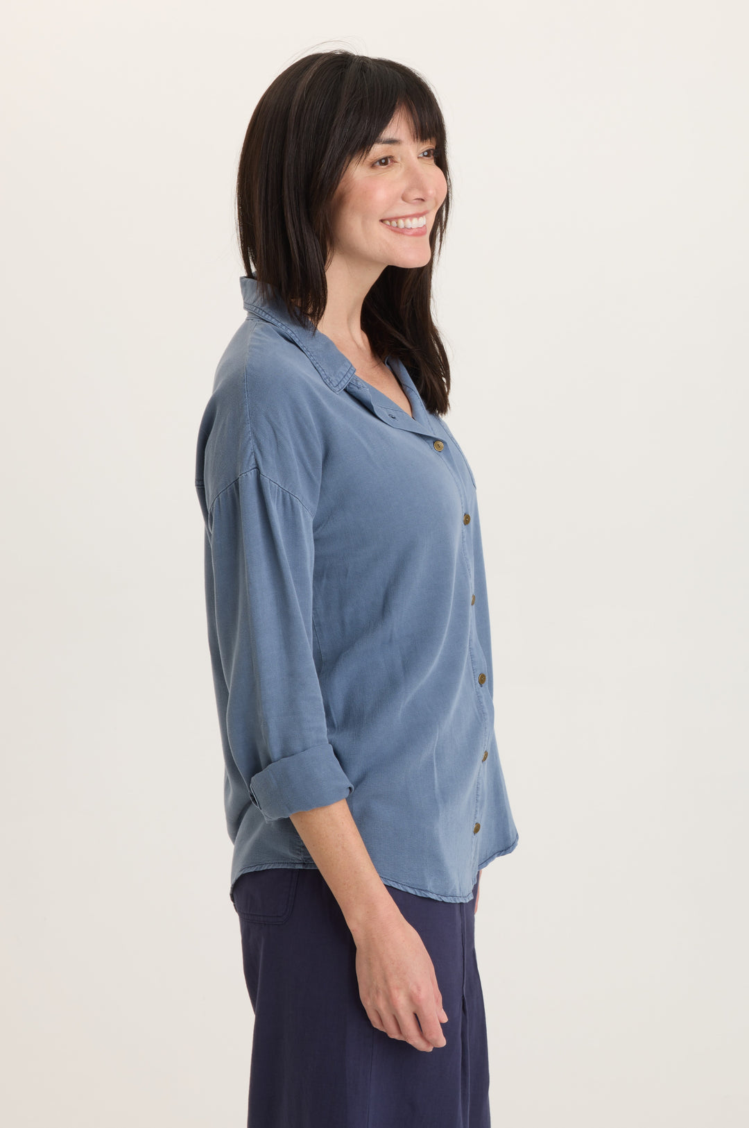 Dusten Button-Up Blouse