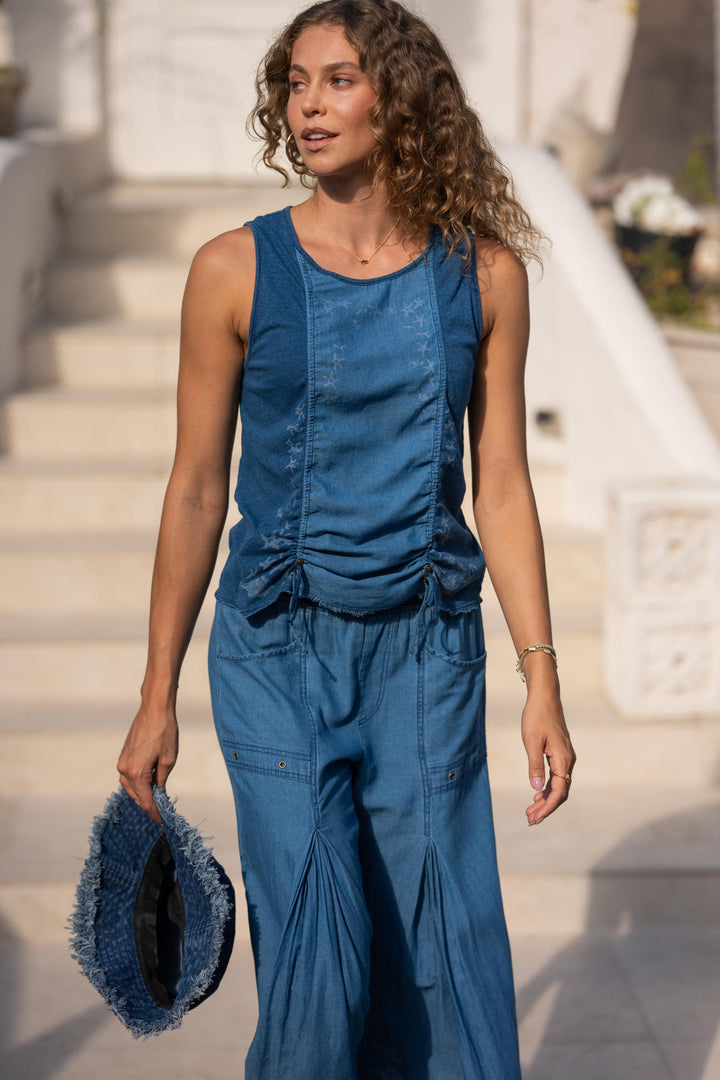 Printed Jerona Wide Leg Pant