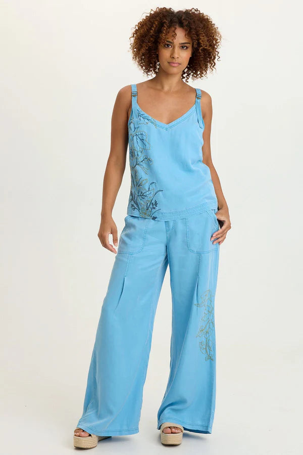Embroidered Faizon Tank