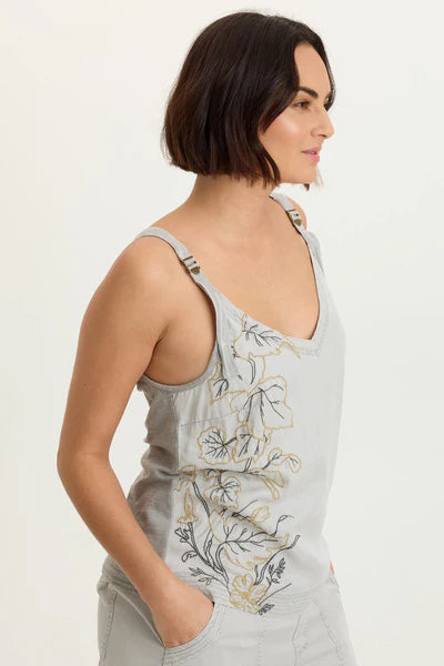 Embroidered Faizon Tank