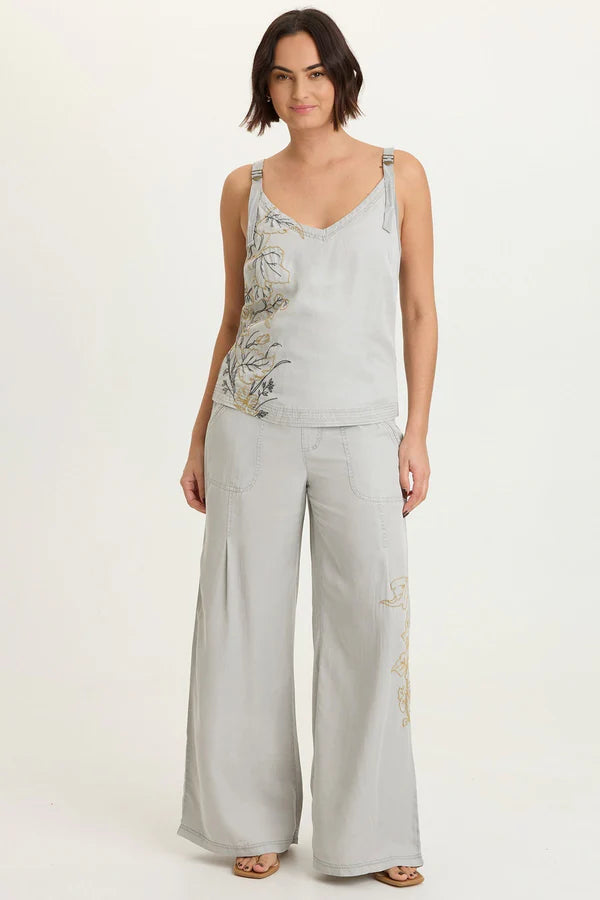Embroidered Faizon Tank