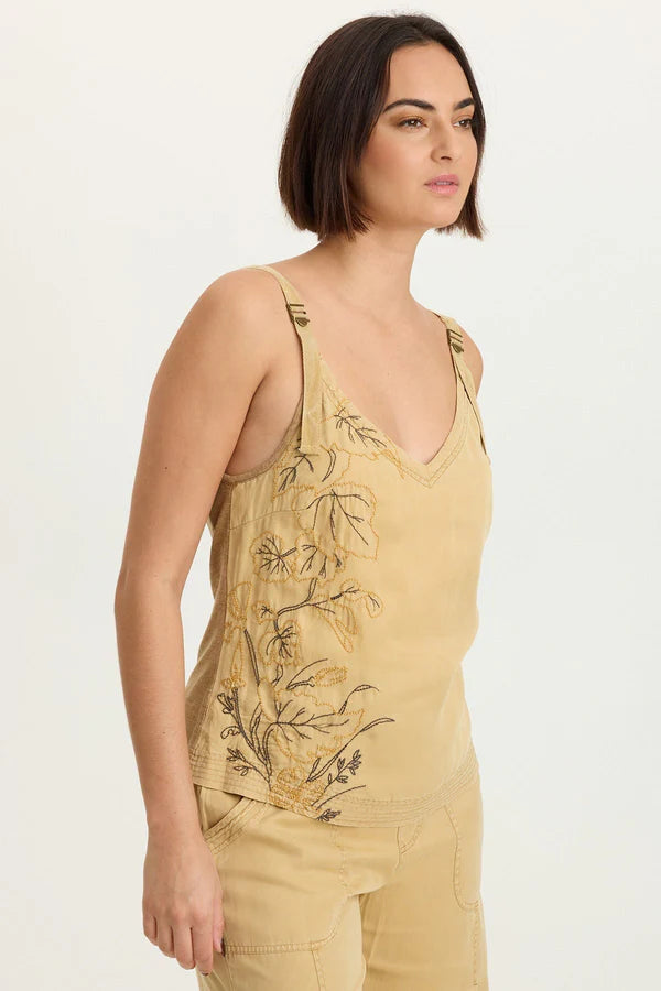 Embroidered Faizon Tank