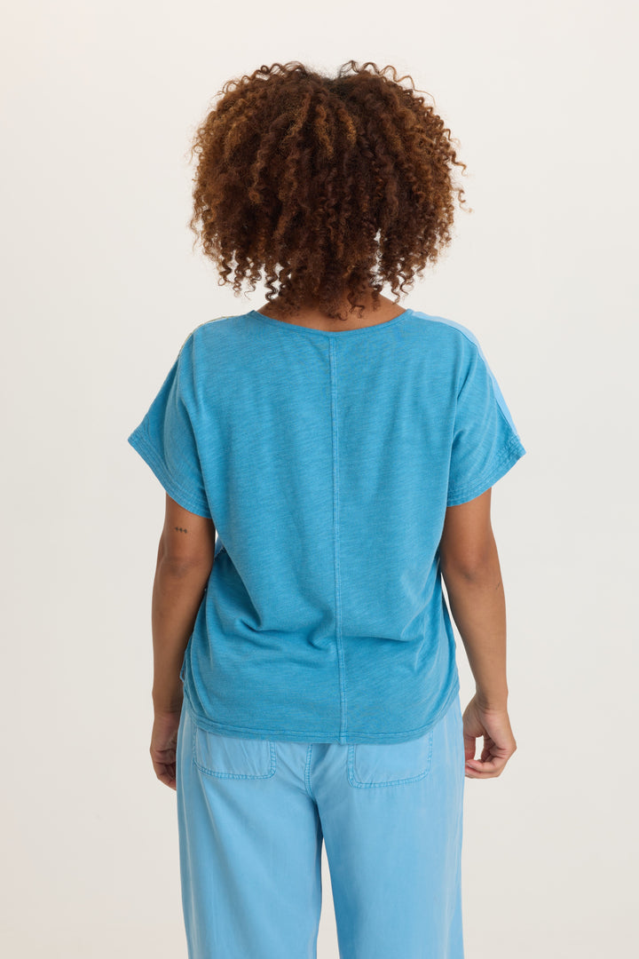 Embroidered Dashell Top