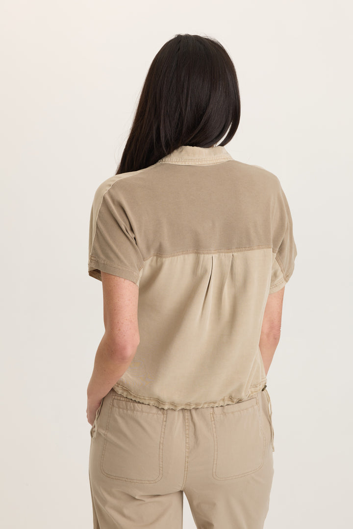 Zane Snap-Up Blouse