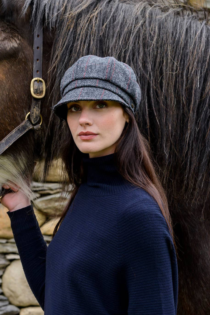 Ladies 100% Wool Newsboy Cap 31