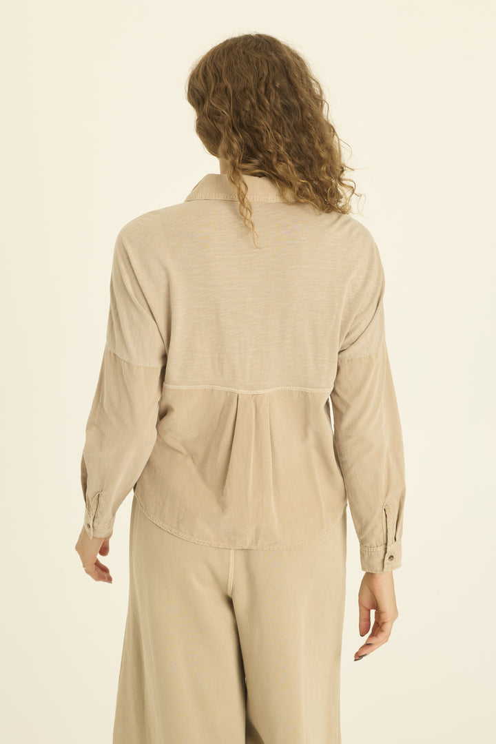 Embroidered Kyle Button Up Blouse