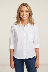 Perfect Travel Shaped Hem Shirt