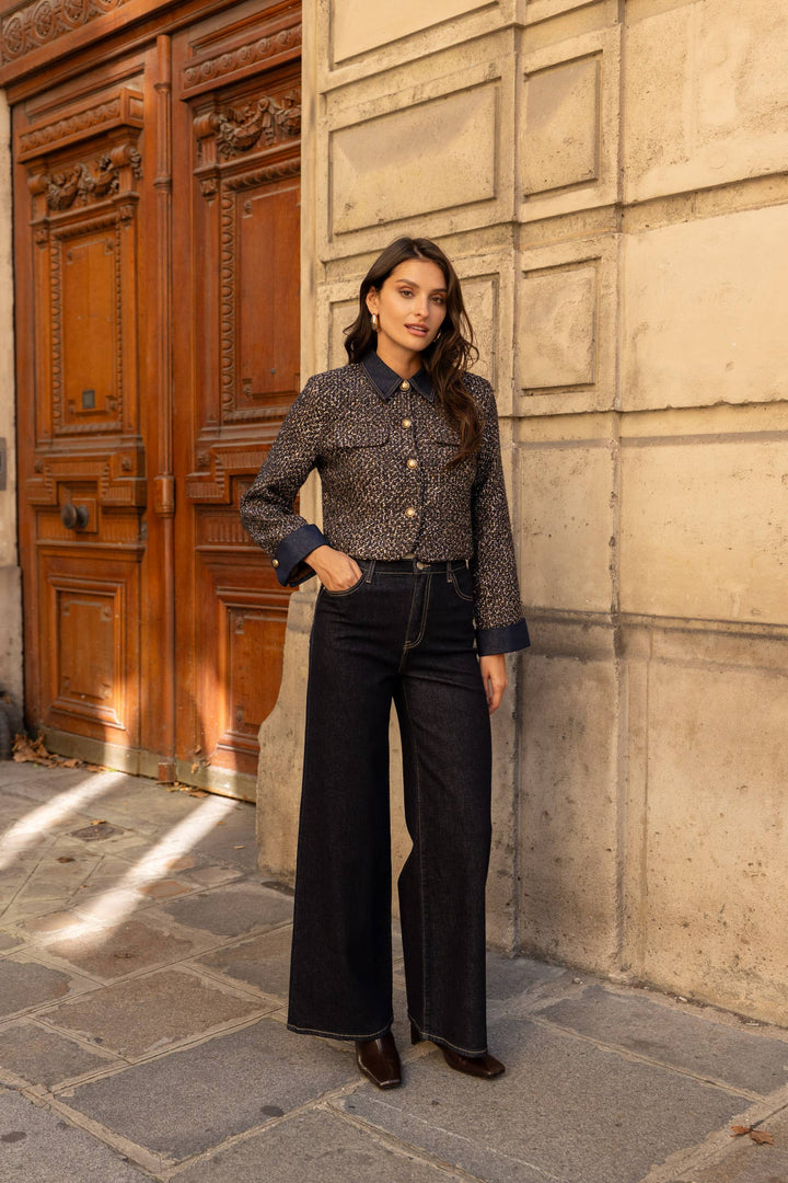 Élise jacket in Tweed & Denim
