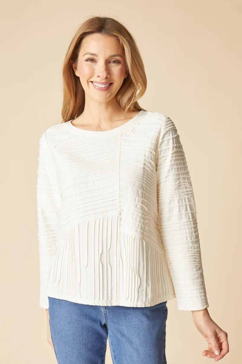 Ripple Effect Seamed Tee
