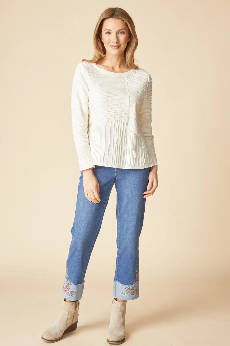Ripple Effect Seamed Tee