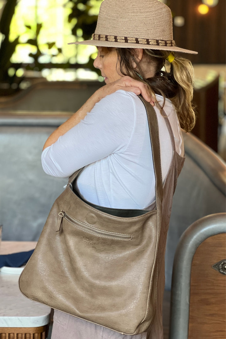 JOY Reversible Hobo at Adlib Clothing in Asheville, NC