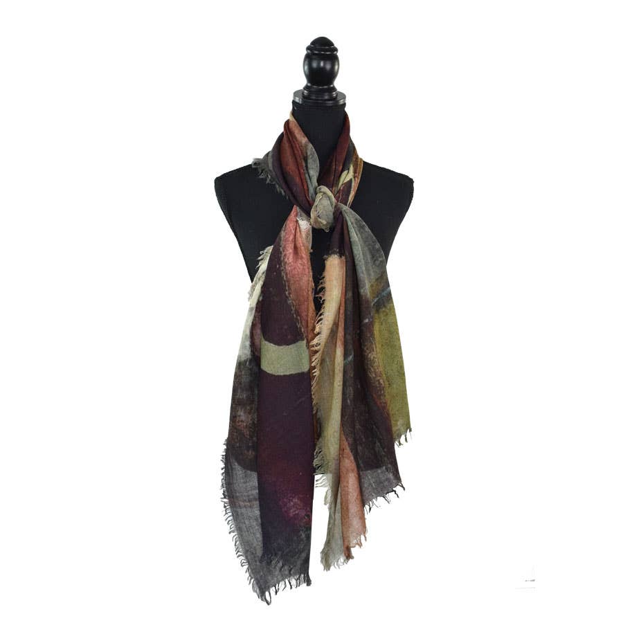 Zaylee Modern Abstract Scarf