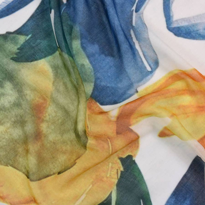 Nuala Painterly Narrow Scarf