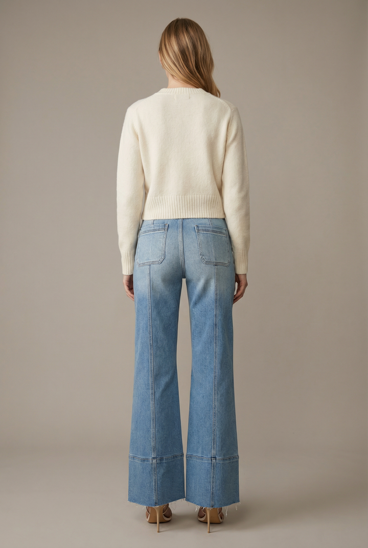 Eco Friendly Tummy Control Slim Palazzo Jean
