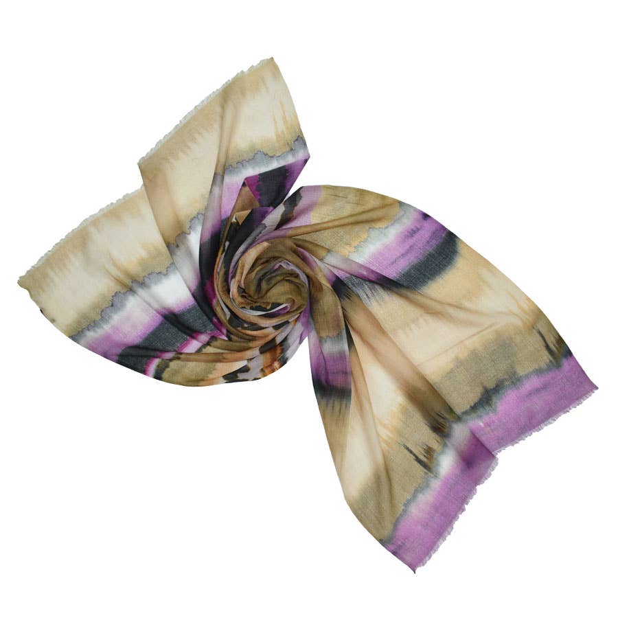 Rivondale Watercolor Stripe Scarf