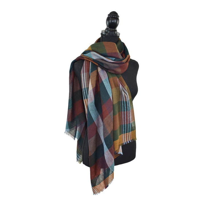 Juno Soft Plaid Scarf