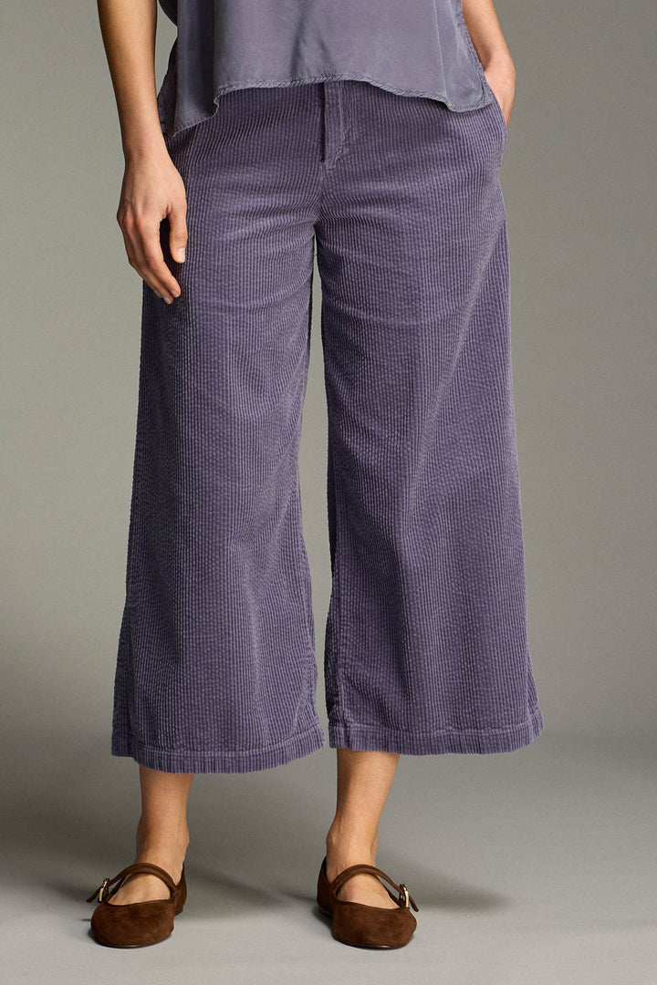 Crop Wide Leg Zip Pant