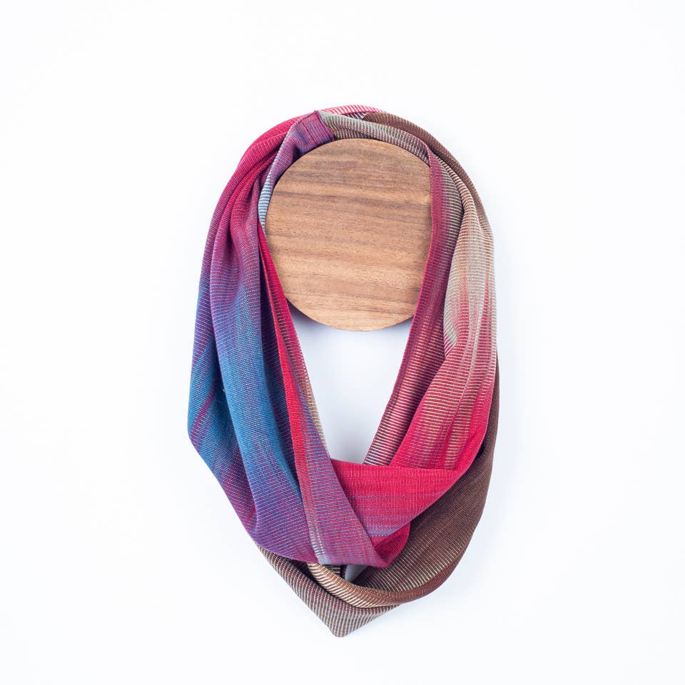 Handwoven Bamboo Silky Weave Infinity Scarf
