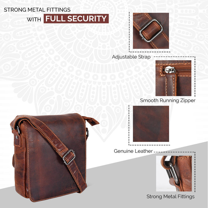 Leather Shoulder Bag Luna