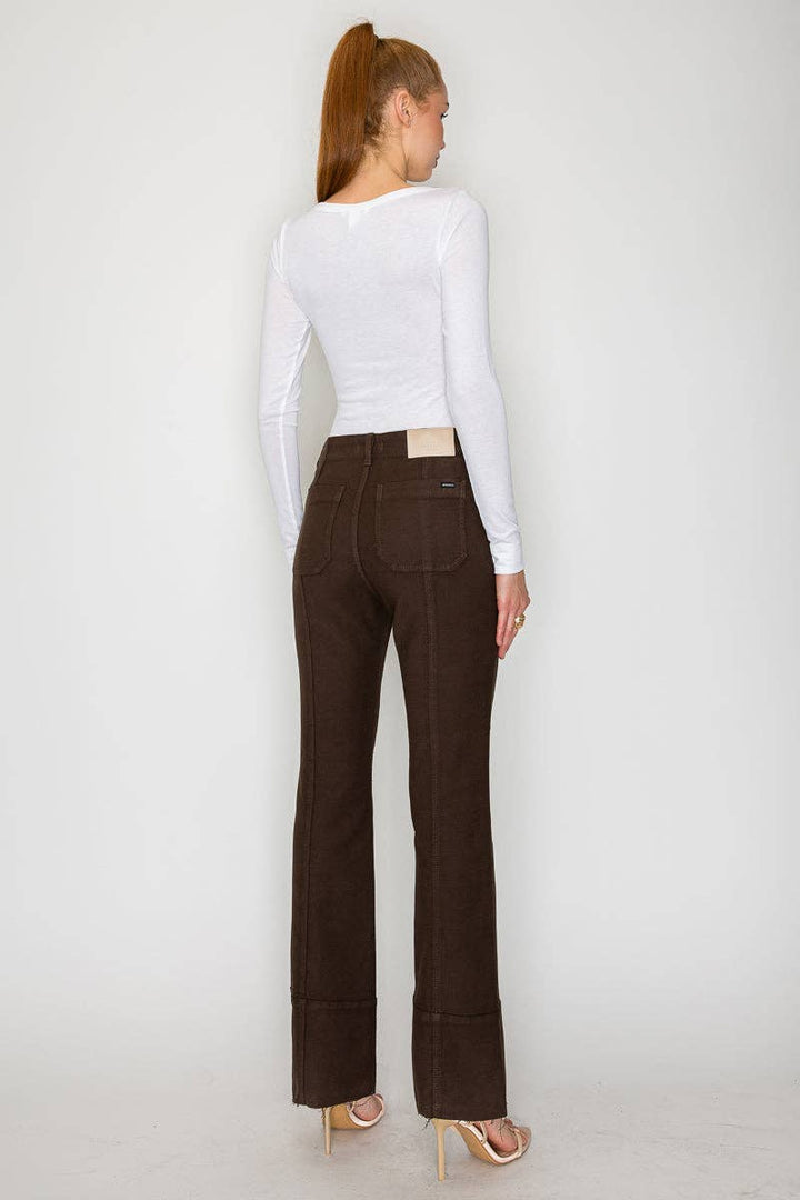 Tummy Control High Rise Bootcut PFD Jeans