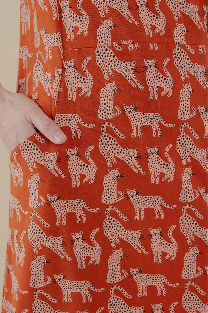 Evanston Dress Leopard Sienna