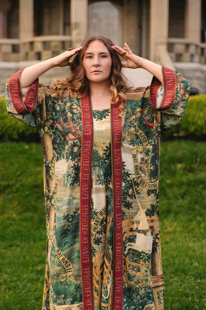 Wildheart Opera Duster Kimono Robe ft. Unicorn & Castle