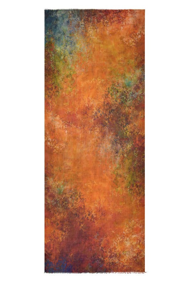 Agatha Painterly Abstract Scarf