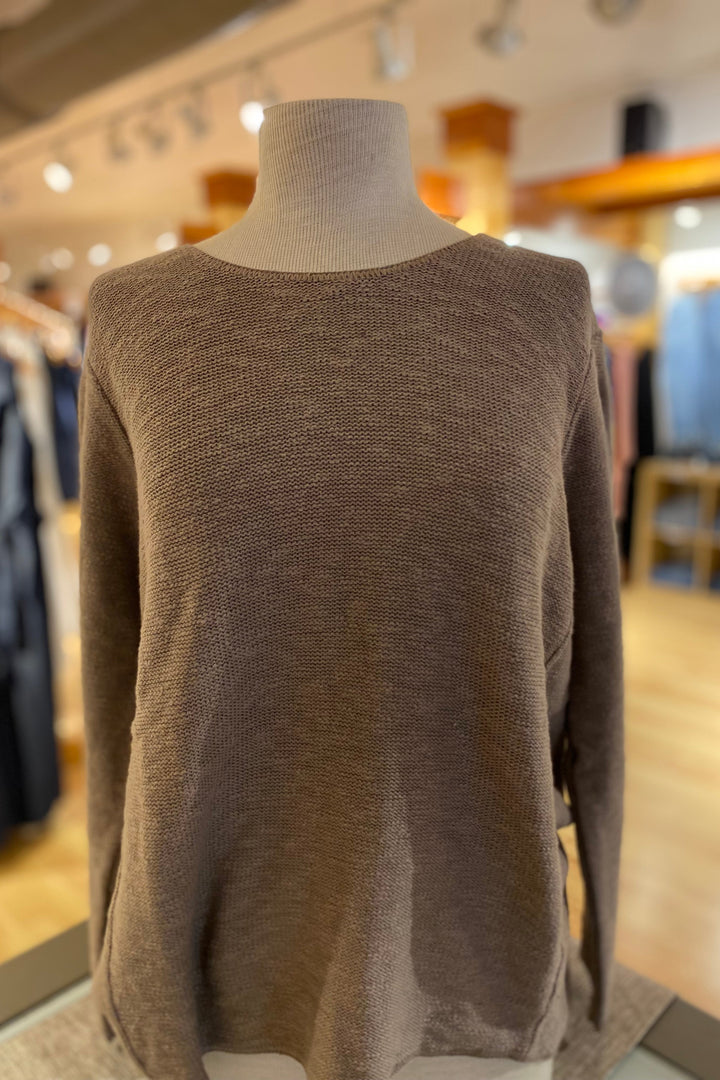 The Ultimate Cotton Sweater - Hi Low Slub Crew