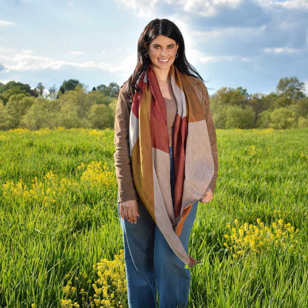 Foxxy Reversible Cotton Scarf