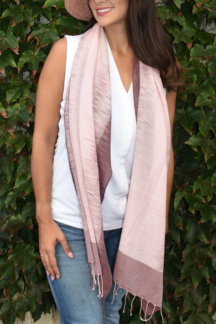 Wickham Handwoven Ikat Scarf