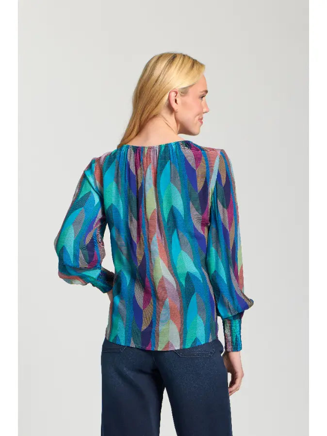 Terrific Turquoise Multi Blouse