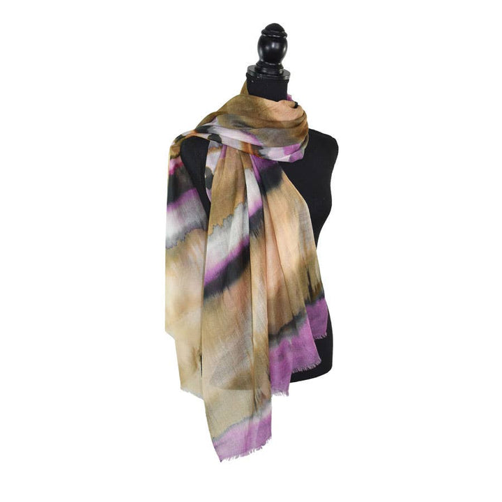 Rivondale Watercolor Stripe Scarf