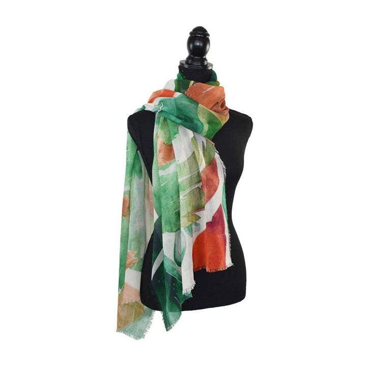 Nuala Painterly Narrow Scarf