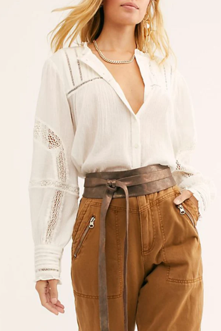 Wrap Belt - Truffle | Adjustable OS | Rich Taupe Neutral