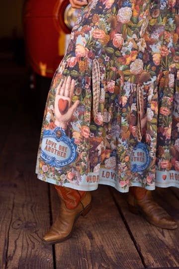 Love Language Atelier Skirt w/ Floral Print
