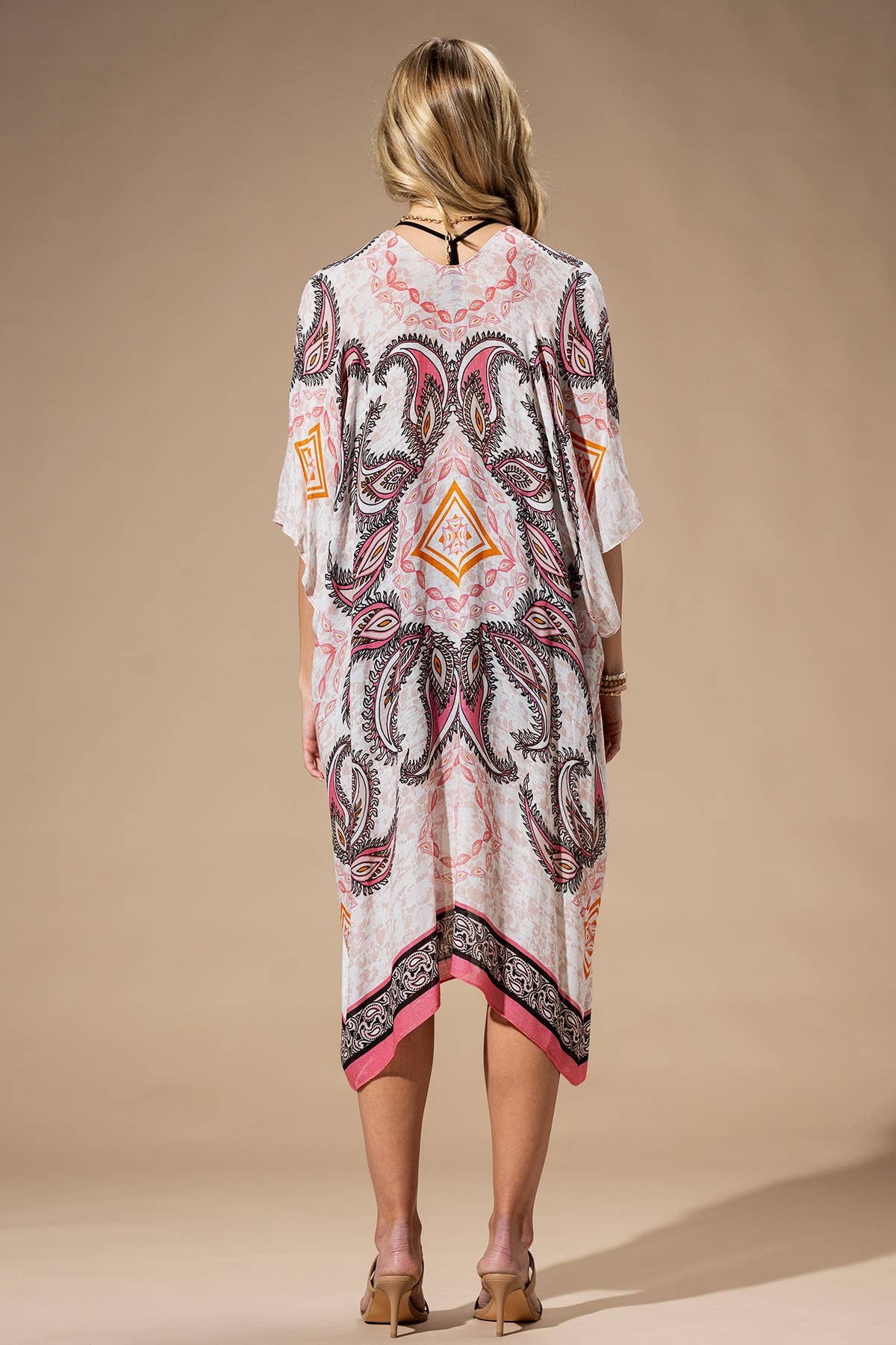 Pink Paisley Kimono – Adlib Clothing