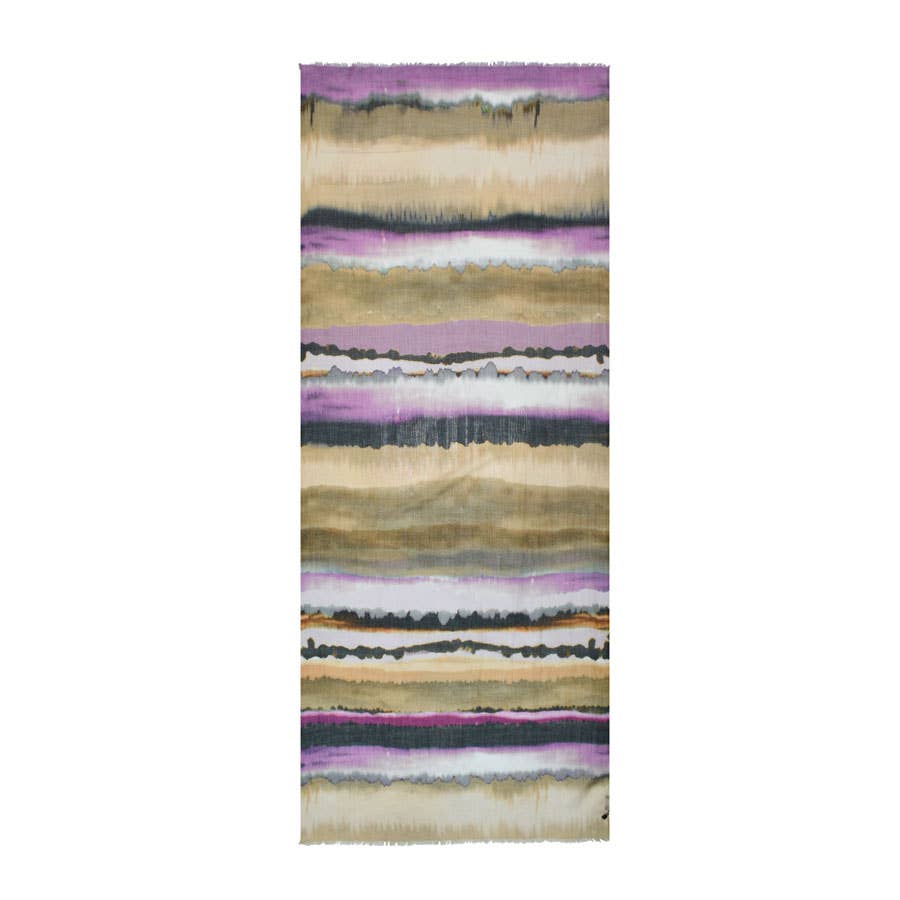 Rivondale Watercolor Stripe Scarf