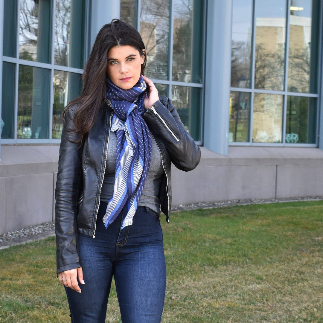 Elliott Pin Stripe Scarf