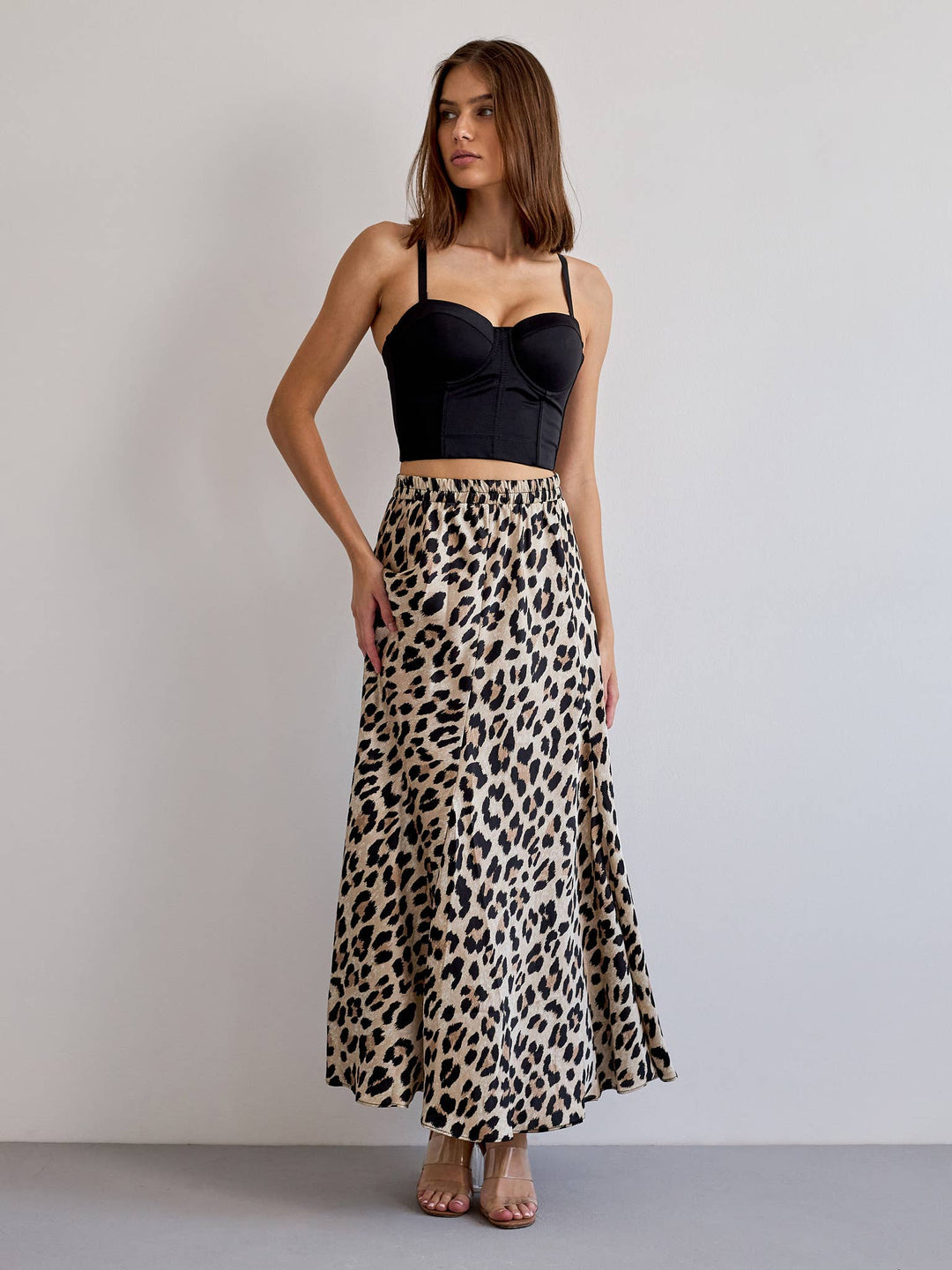 Valentine Skirt in Solid Satin