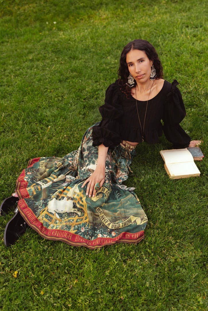 Wildheart Atelier Skirt w/ Pockets, Tassles & Unicorn