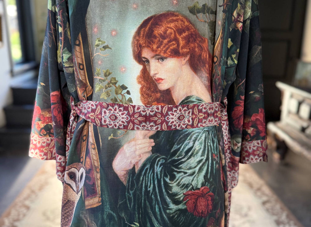 Solstice Matineé (mid-length) duster ft Persephone & Moon