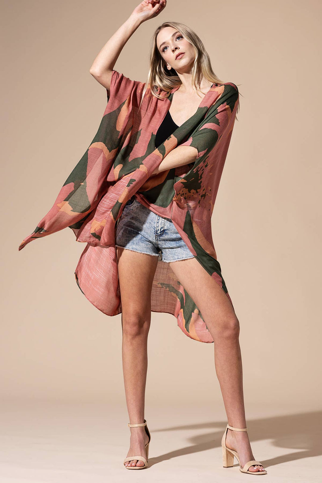 Sweeping Floral Kimono